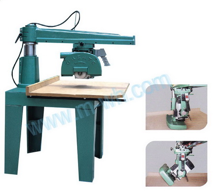 Radial arm saw machine