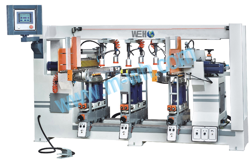 Six-Heads Auto-feeding Boring machine