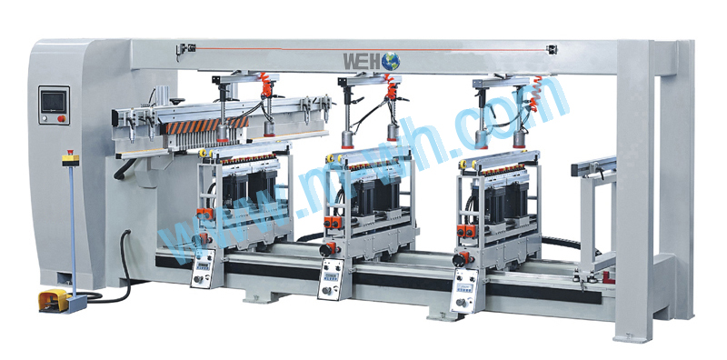 Four-Heads Boring machine